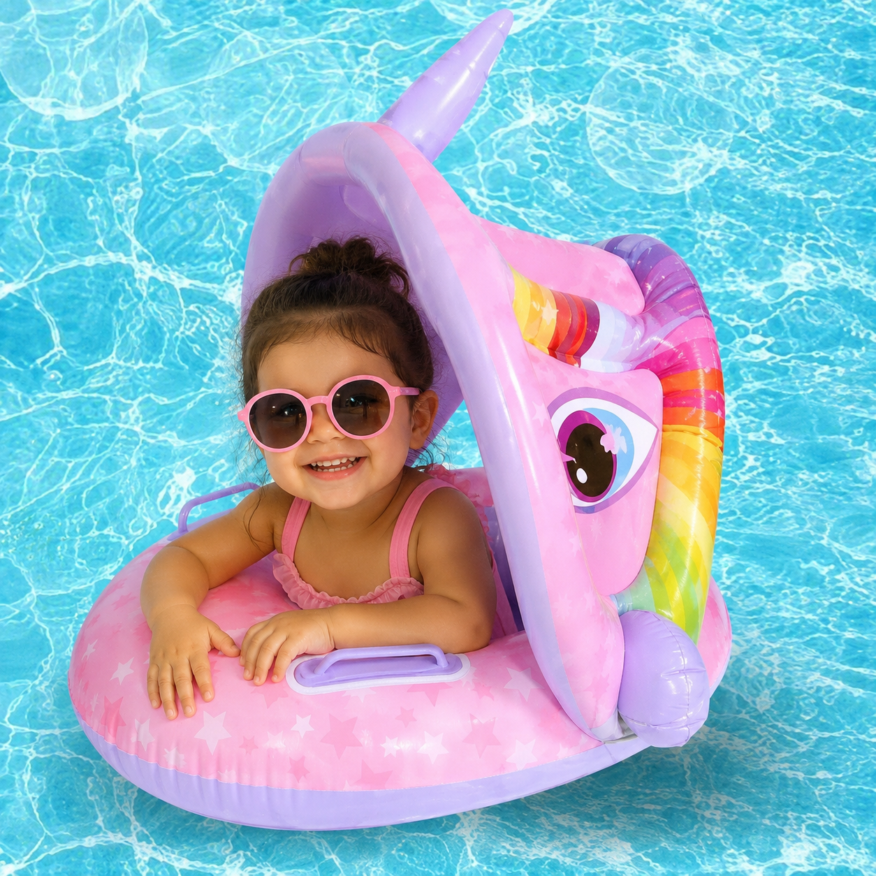 عوامة سباحة للأطفال بتصميم عوامة يونيكورن 🦄