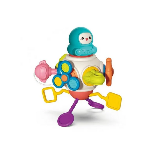 لعبة مكعب الأنشطة الفضائية (Space Busy Cube Toy) – 8 في 1